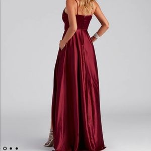 Burgundy Prom Dress